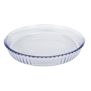 Glas-Tarteform aus Borosilikatglas (Ø 32 cm)